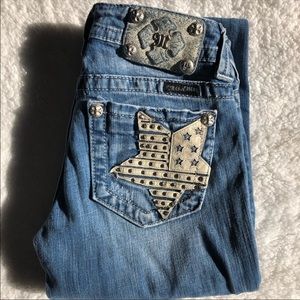 ‼️SALE‼️ Miss Me 25/32 Boot Cut Star Pocket